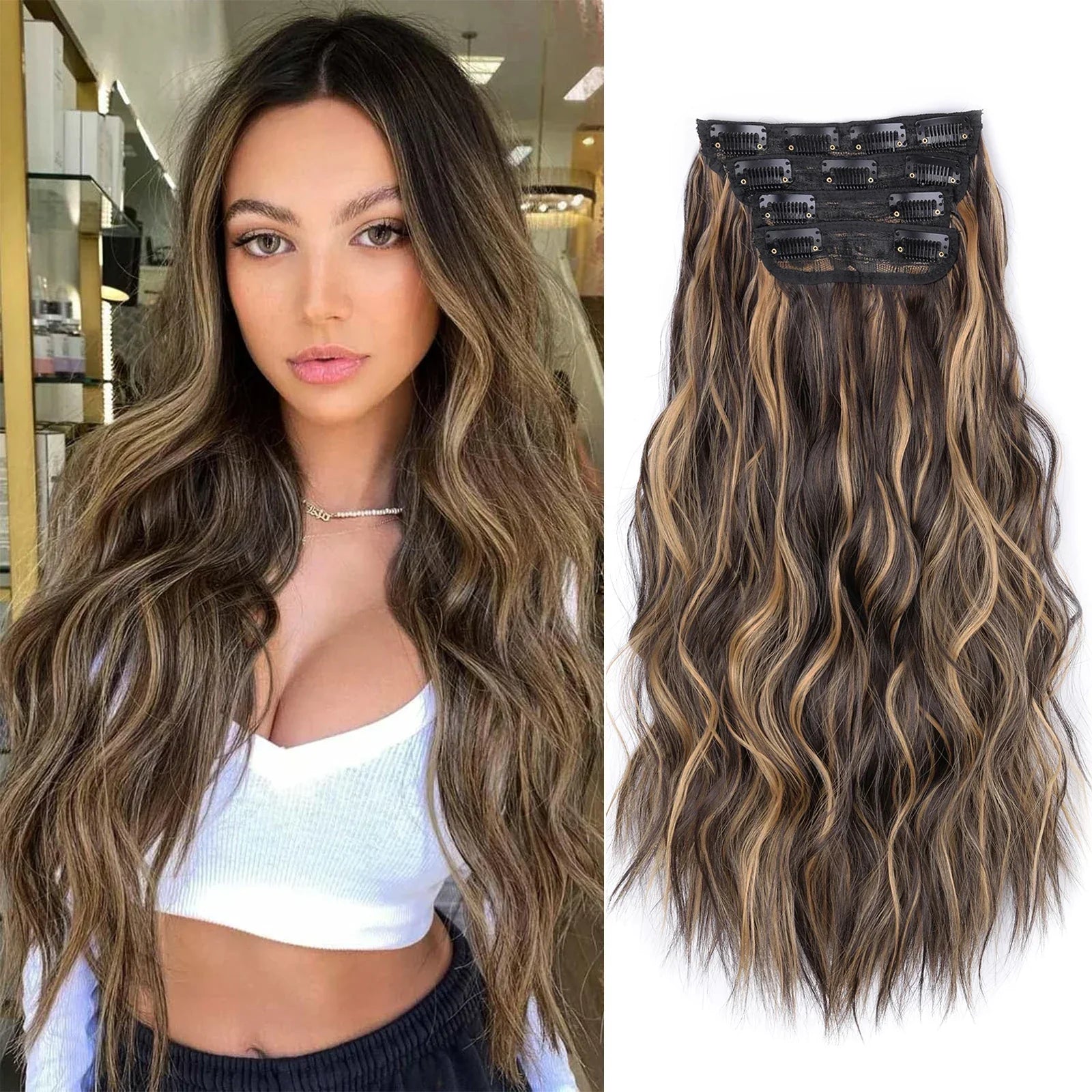 Human Hair Clip-In Extensions
